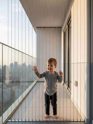 Children Safety Invisible Grills